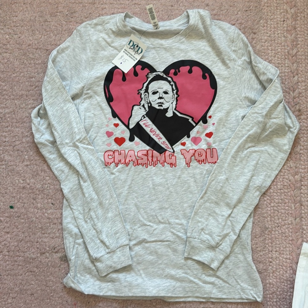 NWT Valentine’s Day long sleeve top